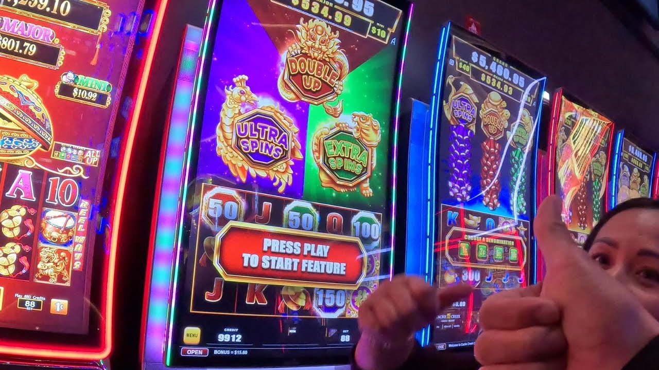 SLOT MACHINE HOPPING at Cache Creek Casino