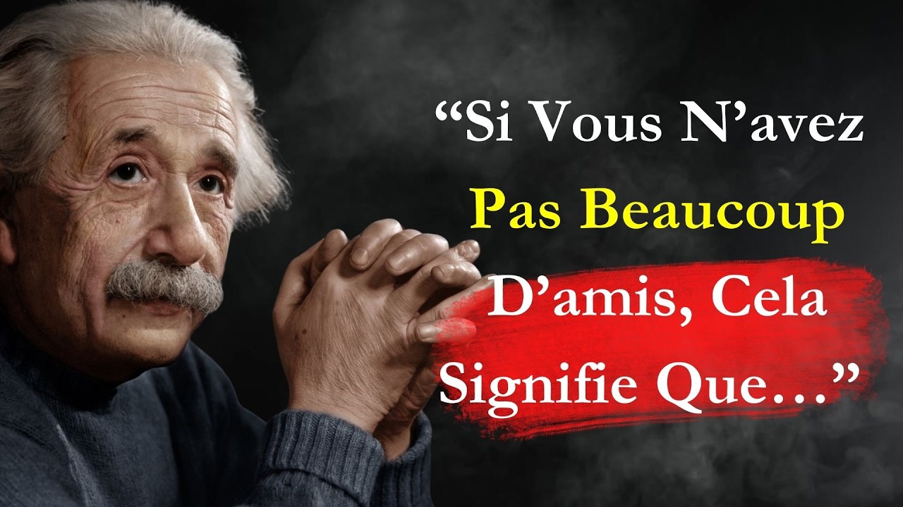 La Sagesse d'Albert Einstein qui changent la vie | Albert Einstein | Citations inspirantes