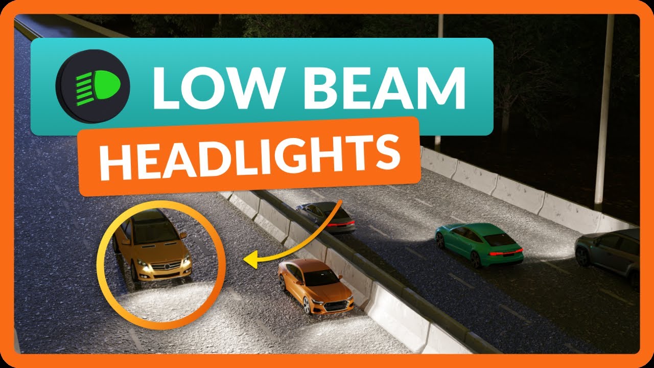 How to Use Low Beam Headlights - Car Lights Explained