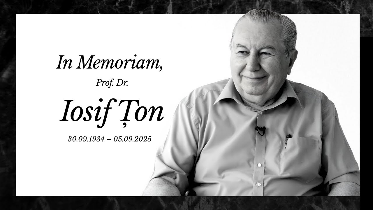 Dr. Prof. Iosif Țon | Serviciu de Priveghi 1 | 30.09.1934 – 05.09.2025
