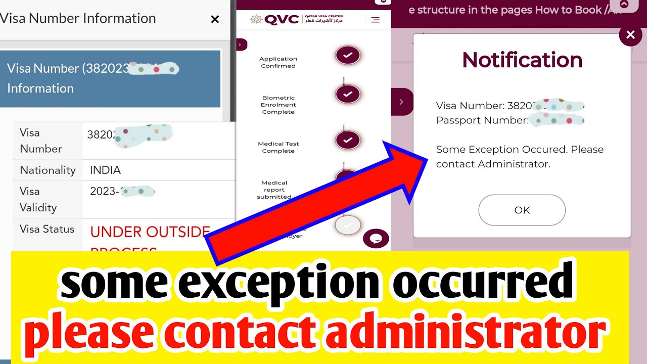 Qvc | some exception occurred please contact administrator | Qvc appointment