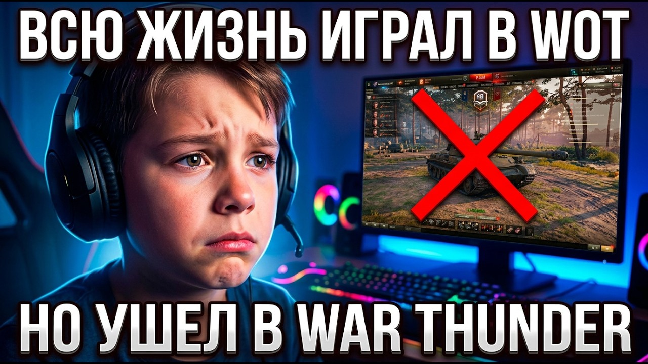 ИГРАЛ В WOT С 4 ЛЕТ... И УШЕЛ В War Thunder! ПОЧЕМУ? - Реакция Блади