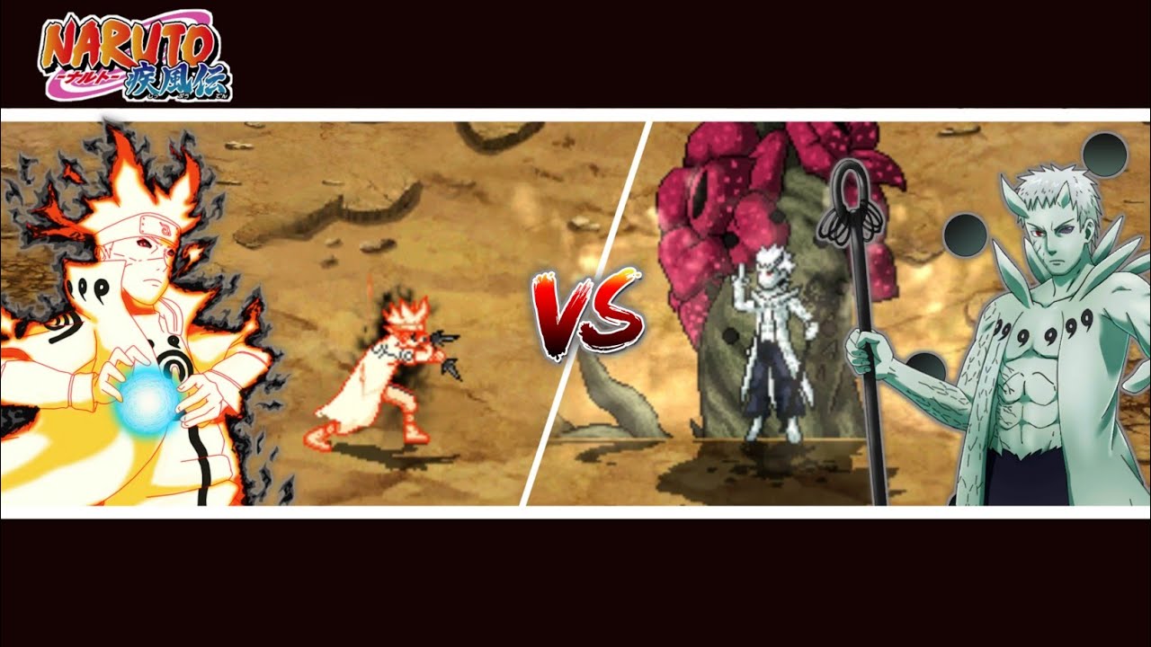 Char Minato KCM vs Obito Rikudou (Gameplay) | Mugen Naruto {Mugen Exagear}