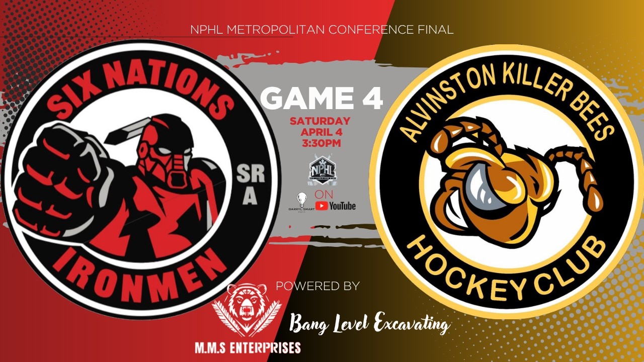 NPHL FINAL GAME 4 | Alvinston Killer Bees vs Six Nations Ironmen | METROPOLITAN NORTH FINAL