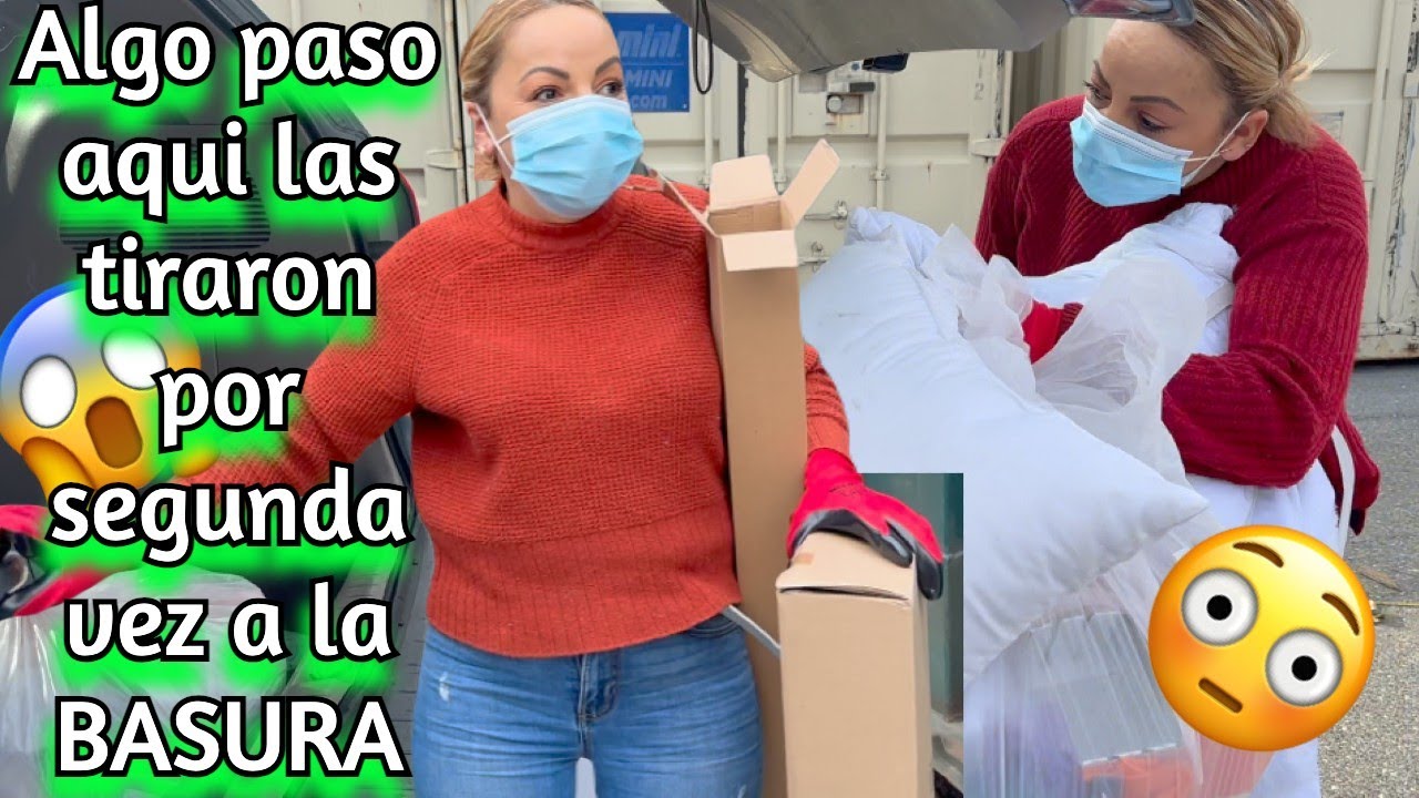 ALGO PASO AQUI ESTA TIENDA LAS TIRÓ POR SEGUNDA VEZ A LA BASURA ESTA RARO😱😳🇺🇸#NoemyBLaSalvadoreña