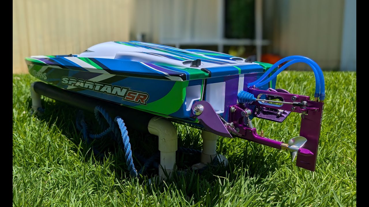 Traxxas Spartan SR Upgraded - RC Boat Bitz CSS Kit Installation