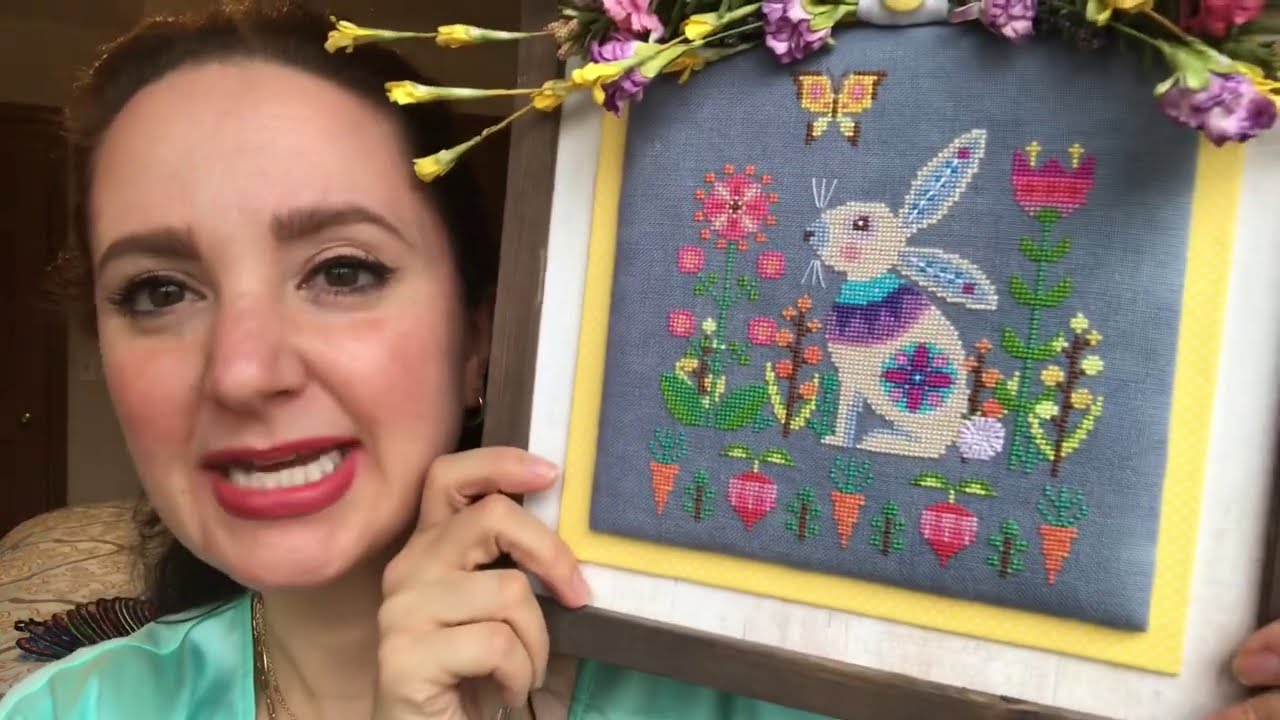Cross Stitch #64- Easter Finishing Marathon! 😅🌷🌼