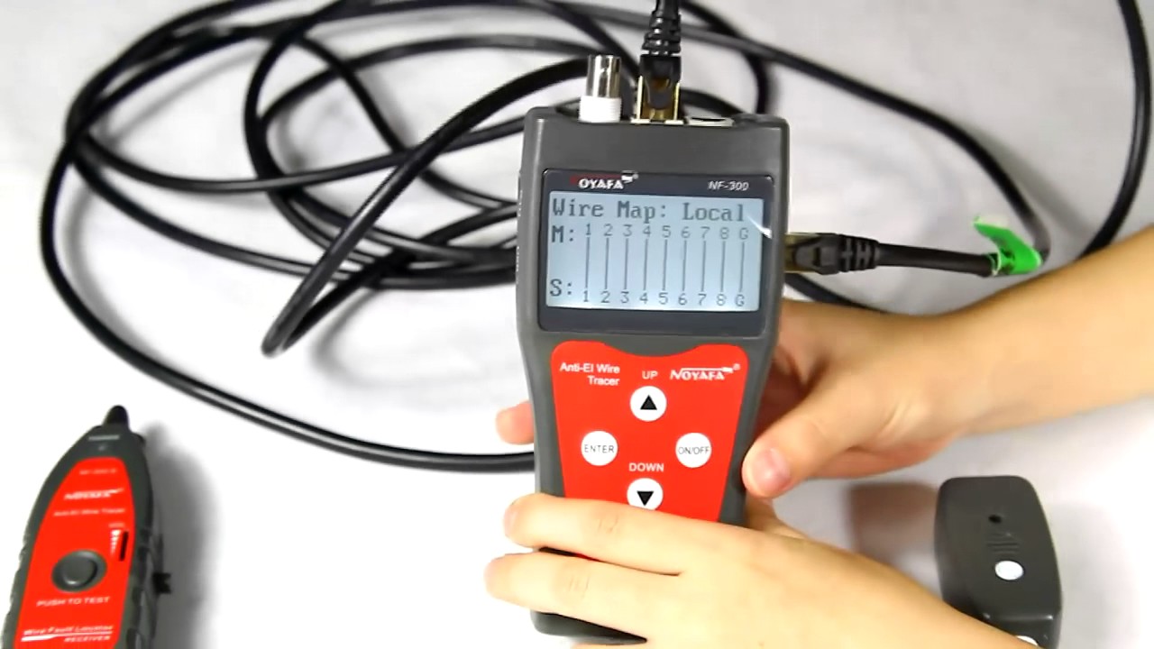 Noyafa NF-300 Network coax cable tester operation video