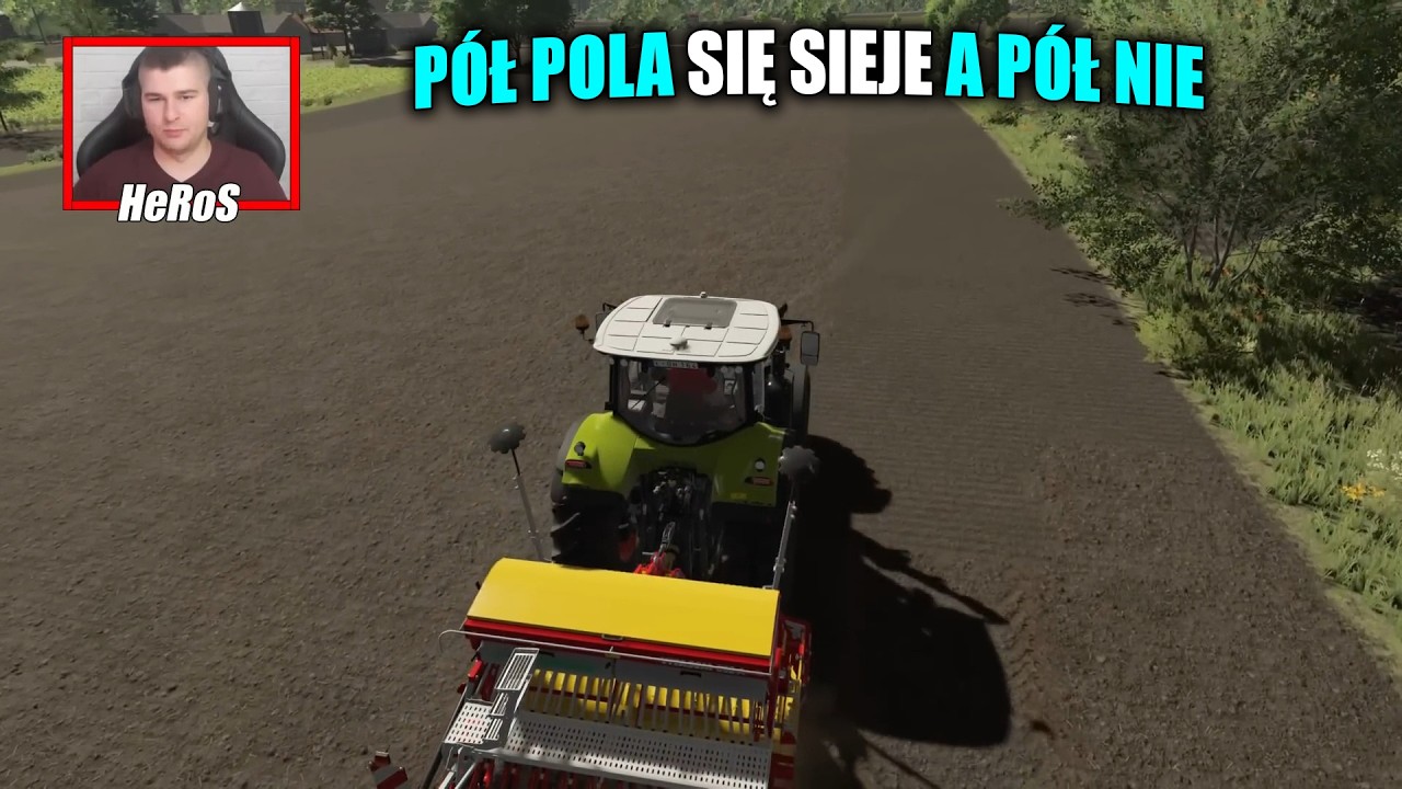 PÓŁ POLA SIĘ SIEJE A PÓŁ NIE 😂 HEROS