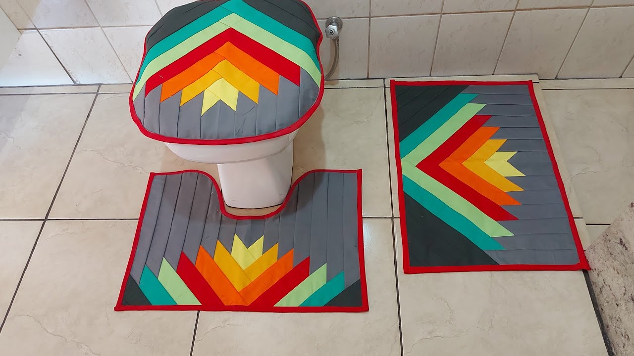 JOGO DE BANHEIRO MODELO TULIPA 🌷 PASSO À PASSO