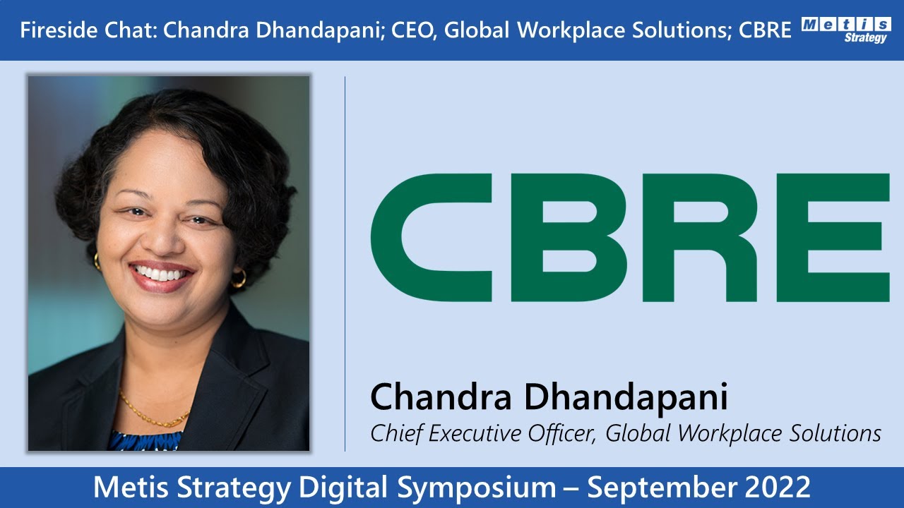 Будущее работы с генеральным директором CBRE Global Workplace Solutions Чандрой Дхандапани | Tech...