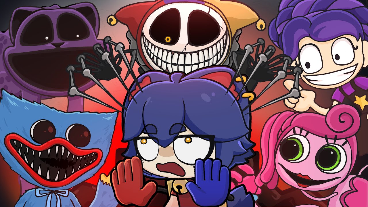 【Poppy Playtime1-5】一次討伐玩具廠所有怪物 【咖喱動畫】