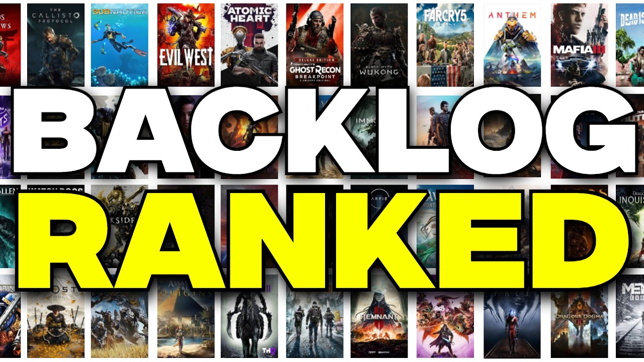 I Spent 2 Years Clearing My Backlog and Ranked Each Game