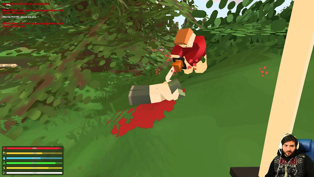 Unturned - Suda Çıplak Yüzen Şahıs