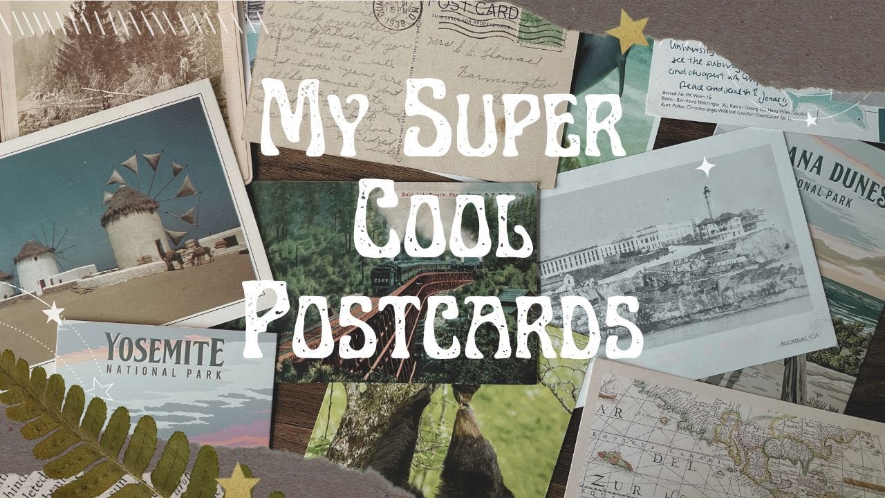 ☾ My Postcard Collection!