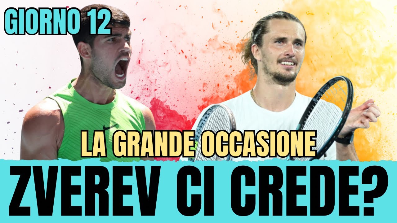 C’È NESSUNO “SUL CARRO” DI ZVEREV? POTRÀ IL TEDESCO ELIMINARE ALCARAZ?