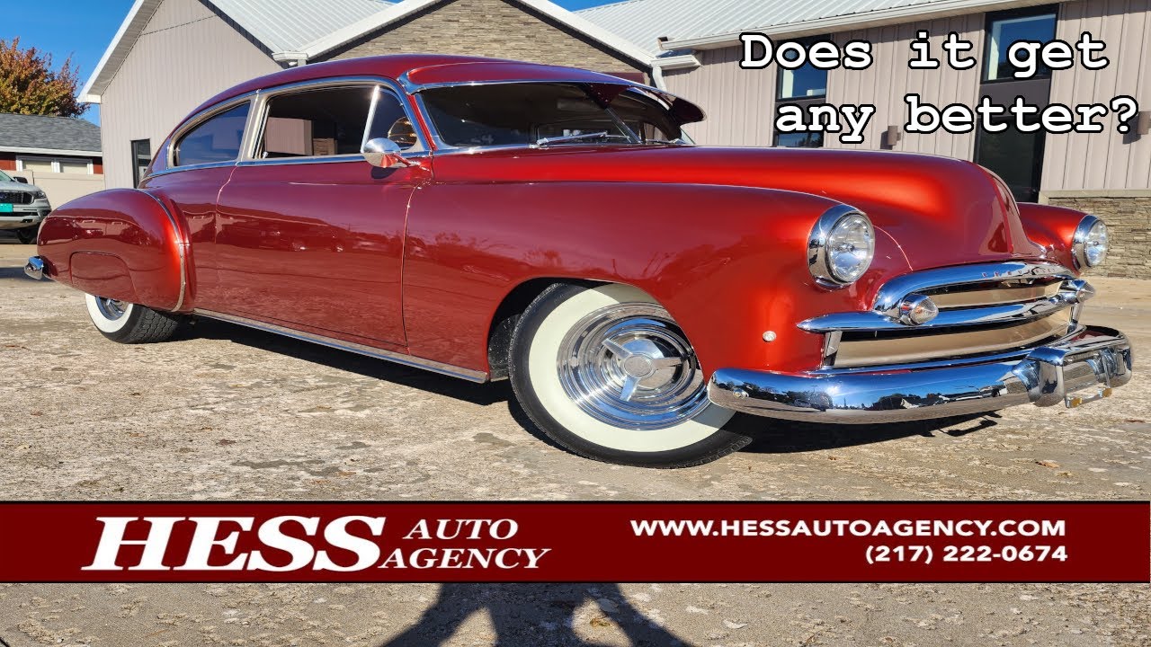 This 1949 Chevy Fleetline restoration is IMMACULATE (show stopper!)
