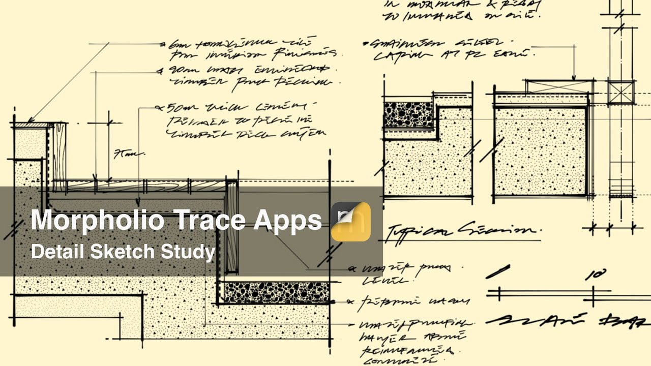 Morpholio Trace App / Detail Sketch Study