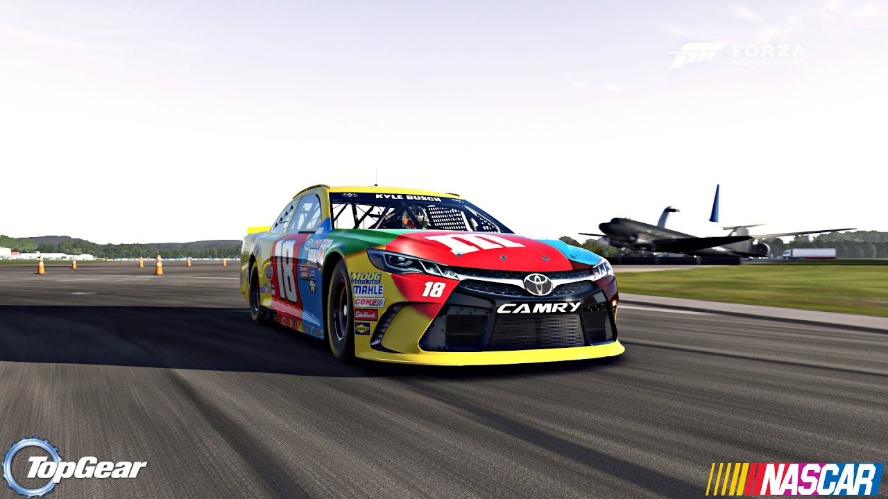 Forza 6 - 2016 Toyota #18 Joe Gibbs Racing M&M's Camry  - Top Gear Test Track - Nascar DLC