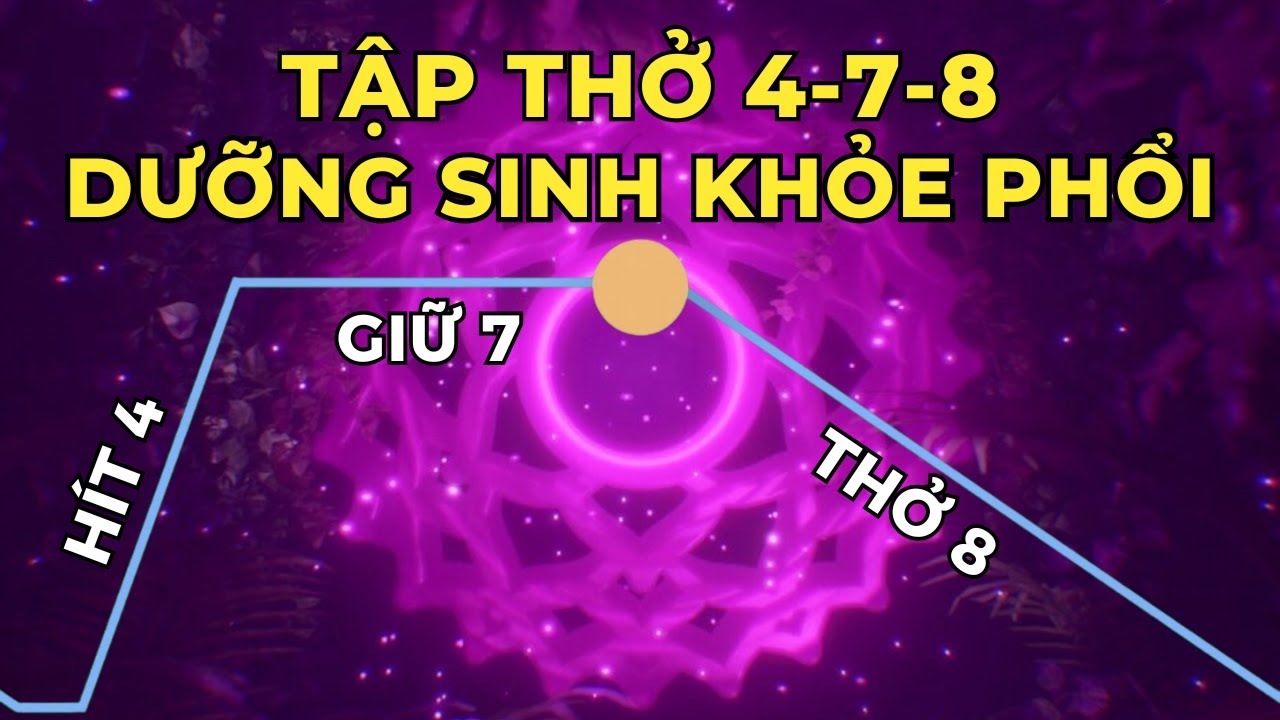 10 Ph&uacute;t Tập Thở 478 Mỗi Ng&agrave;y Cực Tốt Cho Phổi, Tăng Cường Sinh Lực | Kim Ba Yoga