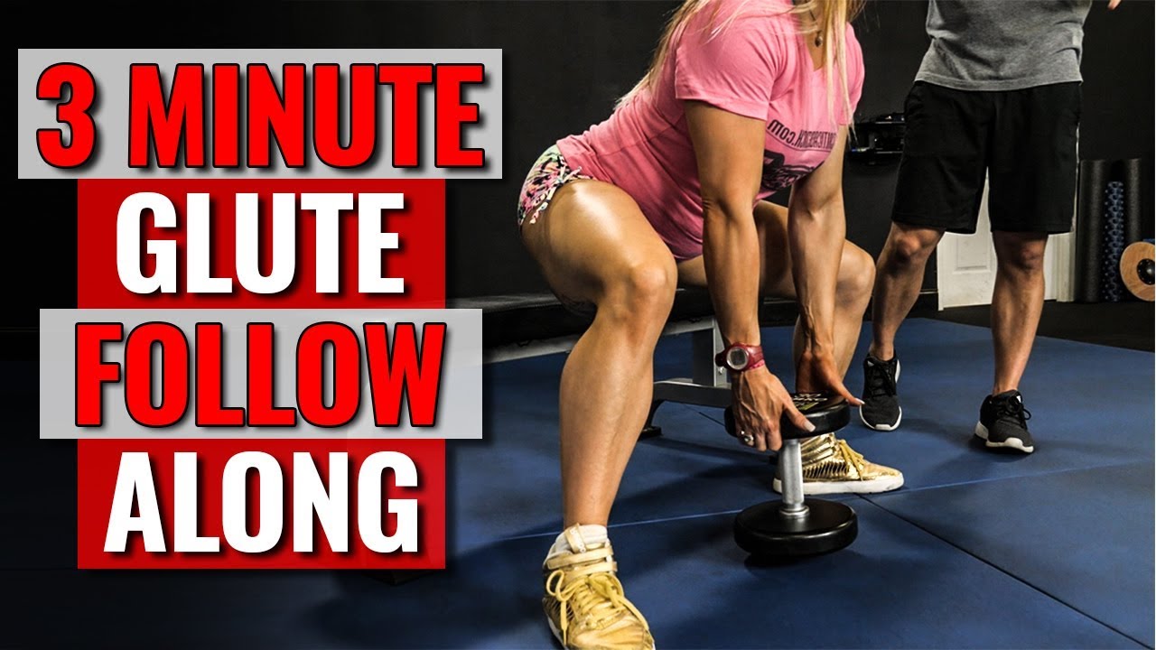 3-Minute GLUTES & Thighs Workout (ROUNDER Butt & Stronger LEGS)