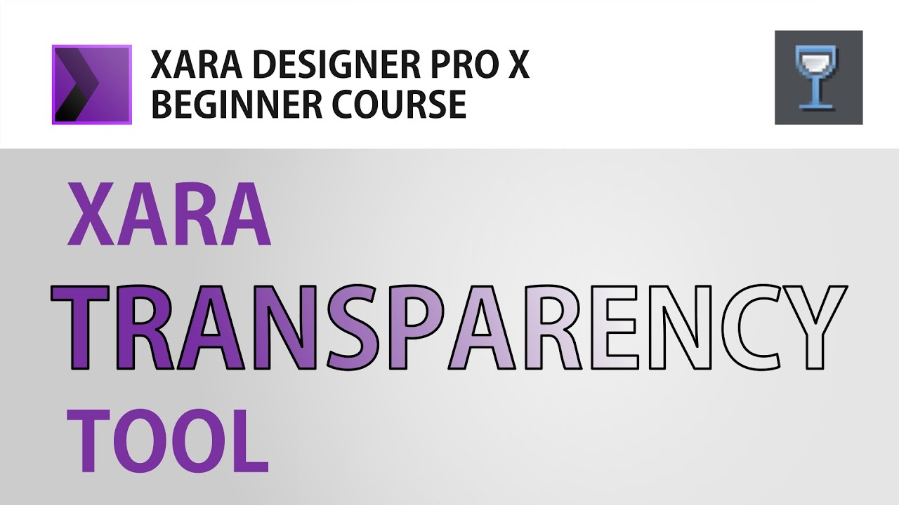 Использование инструмента прозрачности в Xara Designer Pro | Добавление прозрачности к объектам