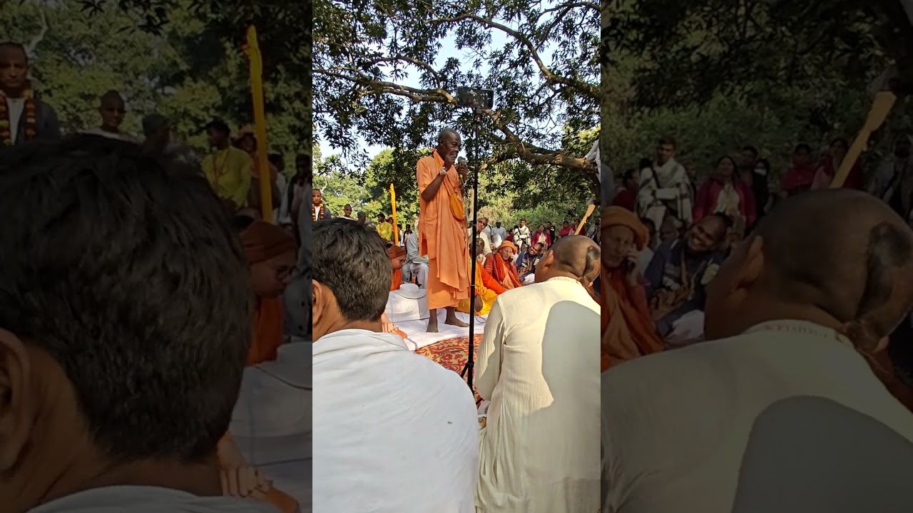 HH Bhakti Dhir Damodar Swami Lecture Gaura Daha #iskcon #iskcondelhi #jagannath Day 2 Parikrama 