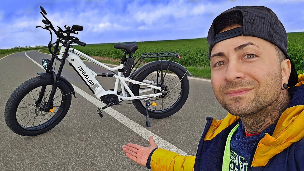 BICICLETA ELECTRICA TIFGALOP ES7 PREMIUM PERFECTA PENTRU ORAS #ebike #bike #electricbike