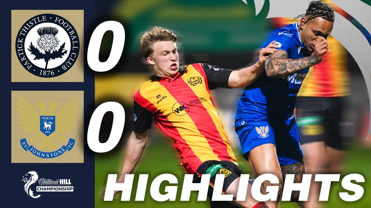 Partick Thistle 0-0 St. Johnstone | HIGHLIGHTS | William Hill Championship