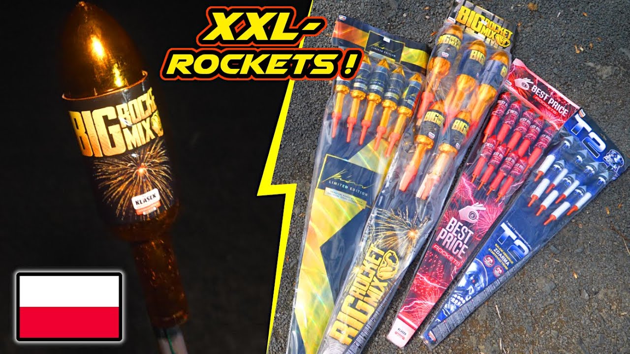 🔥 XXL POLEN RAKETEN VERGLEICH 🚀🇵🇱 170 GRAMM RAKETEN 💣💥 2022/2023