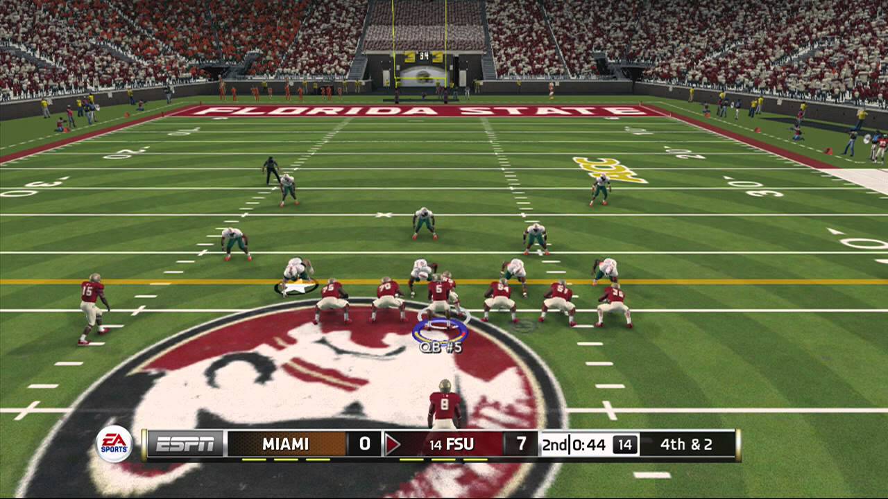 NCAA Football 14 Miami at FSU