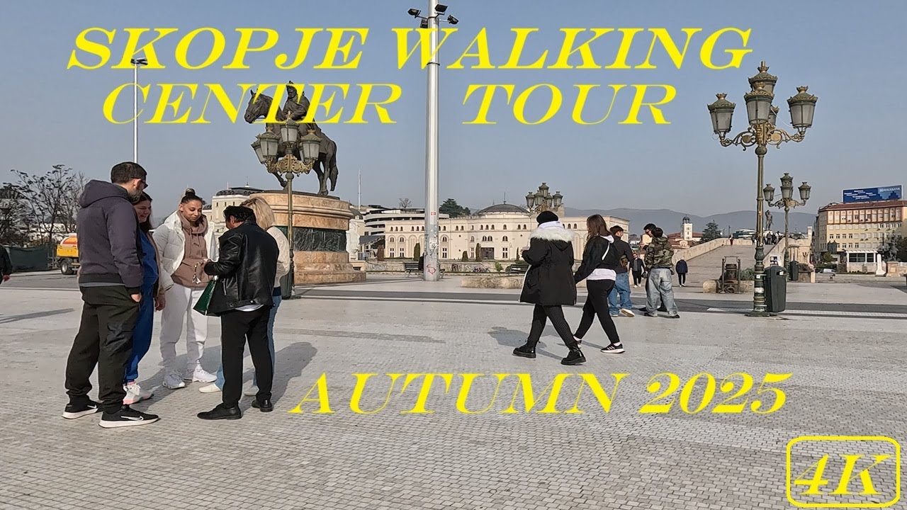 ЕСЕНСКА ПРОШЕТКА НИЗ ЦЕНТАРОТ НА СКОПЈЕ | NOVEMBER WALK THROUGH CENTRE OF SKOPJE #travel #skopje