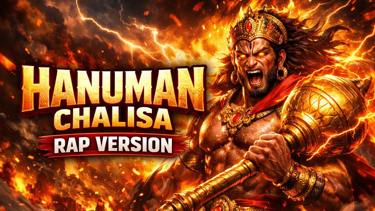 HANUMAN CHALISA RAP VERSION 🔥 Powerful Bajrangbali Devotional Rap | Divine Energy