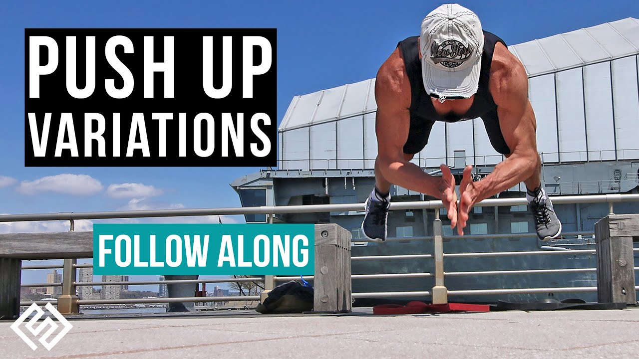 Push-Up Variations For Chest | Get Motivated To Workout | Follow Along
