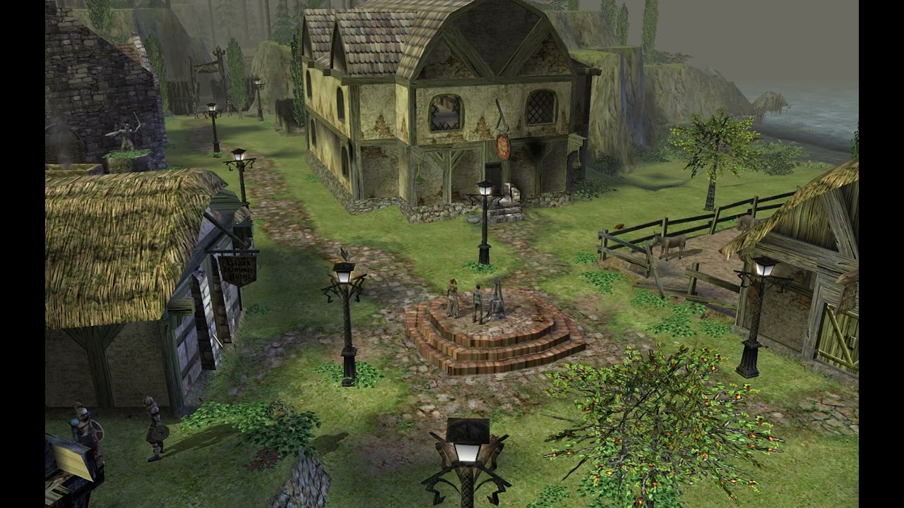 Chilling in Stonebridge - cozy ambience | Relax with Dungeon Siege