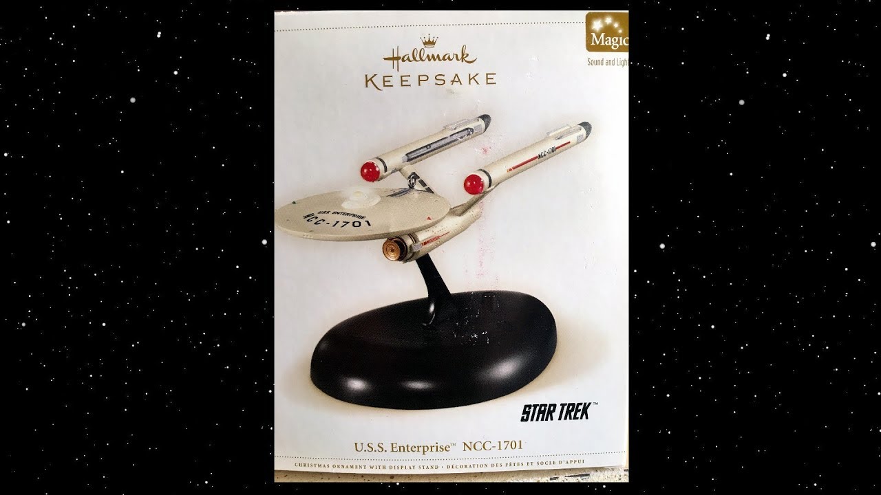 Hallmark Keepsake Star Trek Christmas Ornament USS Enterprise 40th Anniversary Edition (2006)