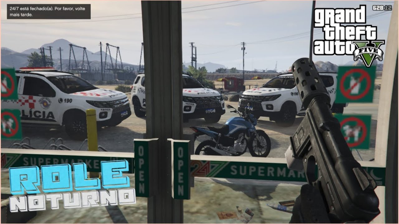 GTA 5 MODS: roubei a maior quantidade possível de supermercados numa noite com a famosa CG 160 🦈. 02
