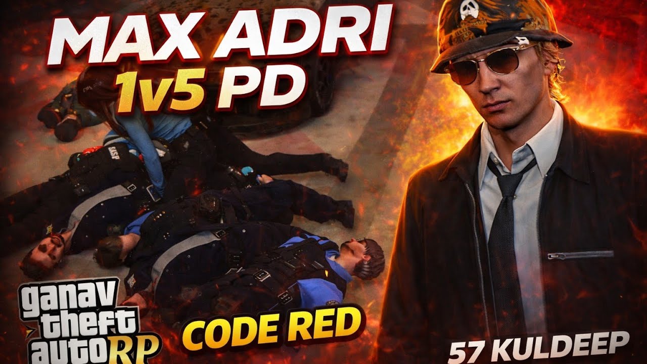 Bloods vs PD | 2nd code red | MAX 1v5 @exonboom @ItsYourNeon1104 @DevilPlayz25667 #hrp #htrplive 