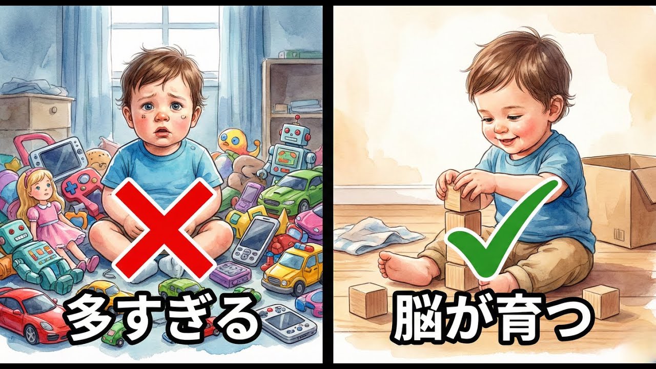 5歳児に「おもちゃ」を与えすぎないで！脳の発達を【破壊】する意外な原因