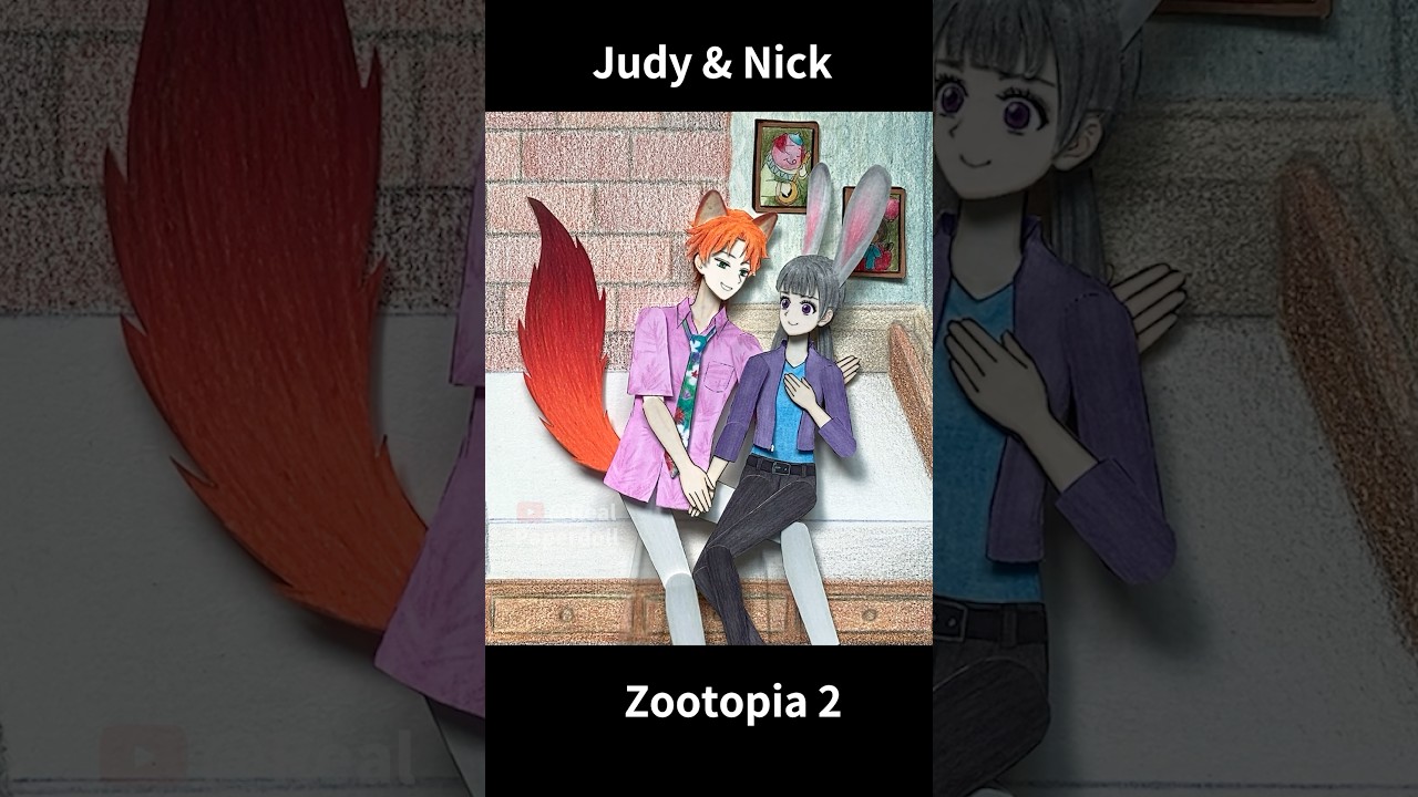 Zootopia2 paper doll / Judy & Nick