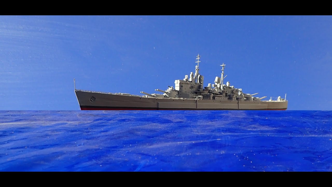 1:600 HMS Vanguard scratch build