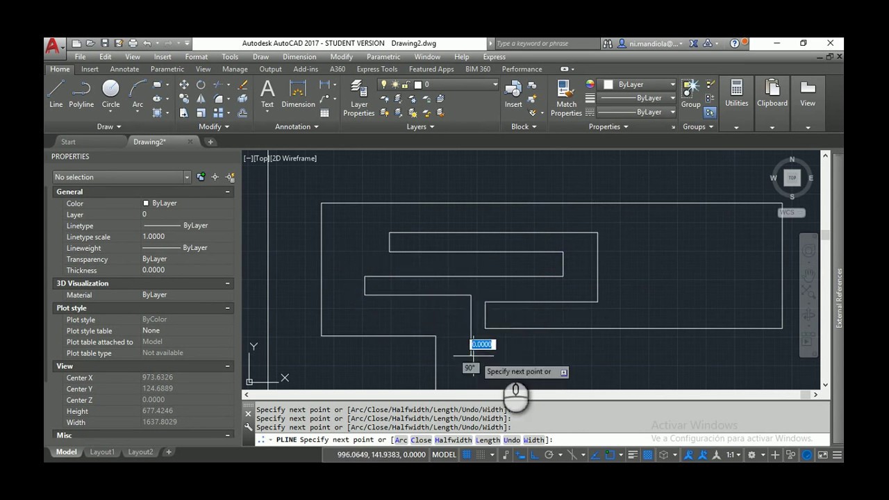 INICIANDO AUTOCAD #1