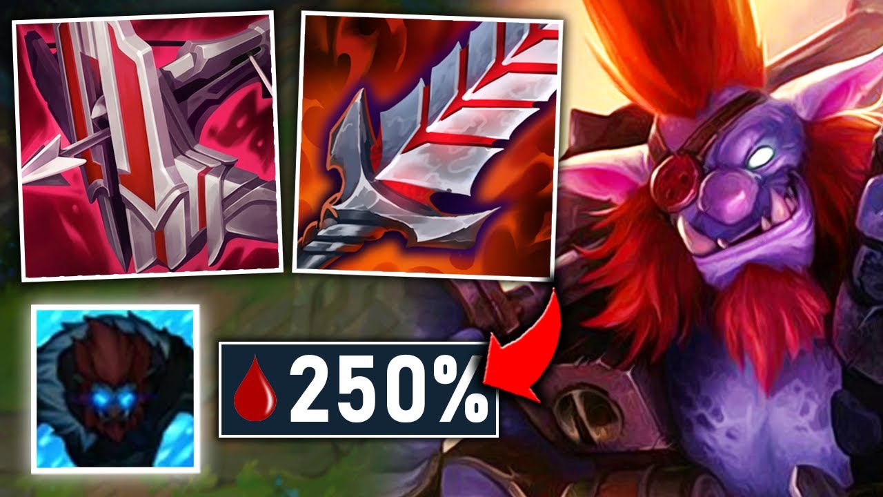I built only Lifesteal on Trundle and Every Auto Heals 250% (This is Hilarious)
