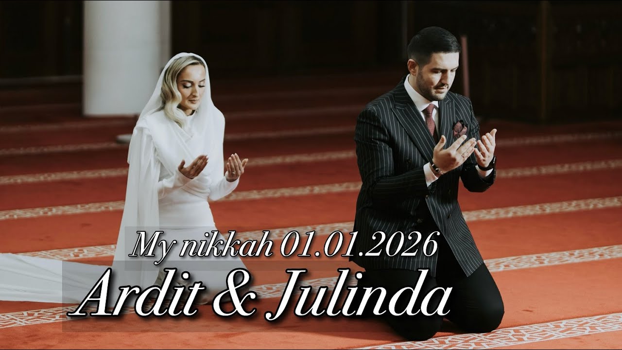 Ardit & Julinda | Nikkah Day | Islamic Wedding Selimiye Mosque | 01.01.2026  | Kurorzimi ne Xhami♥️