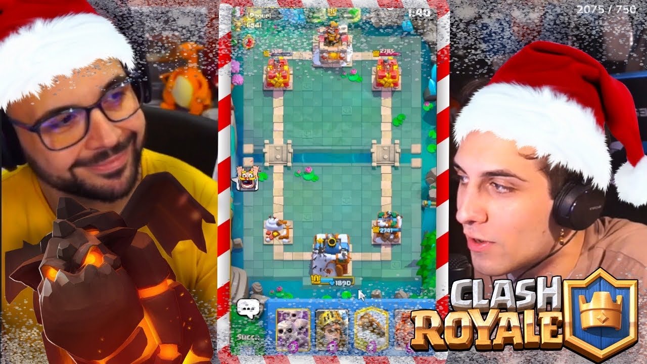 BLUR + CICCIOGAMER e il MASTINO LAVICO ... Adesso è NATALE! - CLASH ROYALE