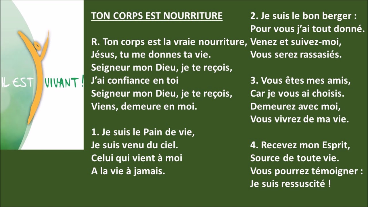 Ton corps est nourriture