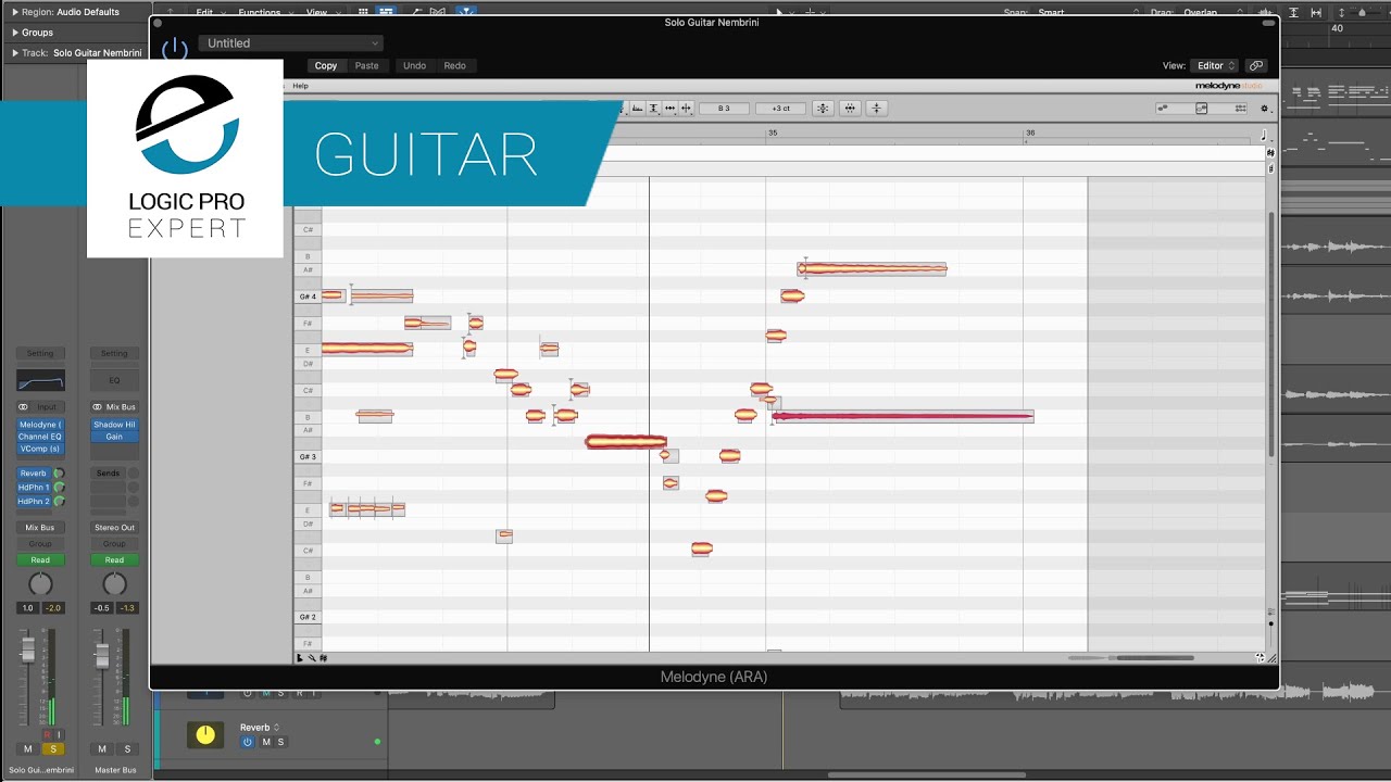 Hear How Melodyne ARA Saved This Guitar Solo When Logic Pro's Flex Pitch Couldn't Get The Job Done