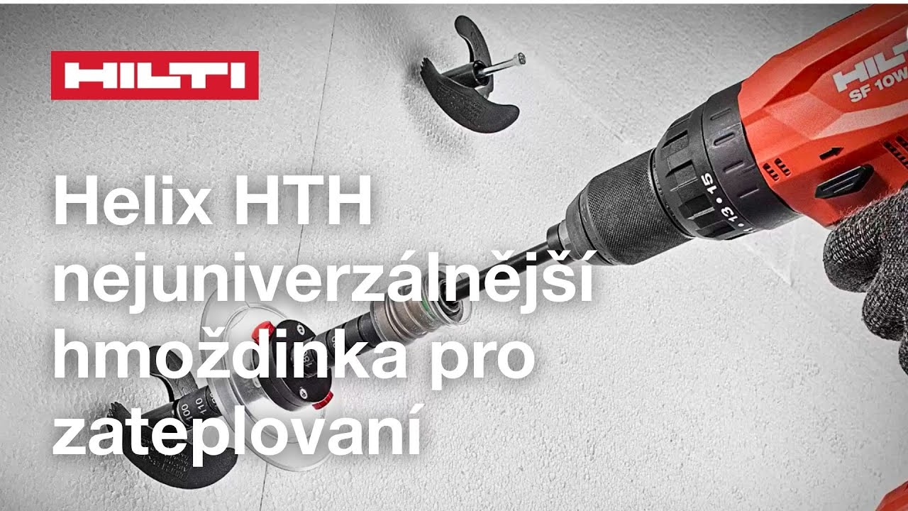 Hilti Helix HTH &ndash; nejuniverz&aacute;lněj&scaron;&iacute; hmoždinka pro zateplovan&iacute;