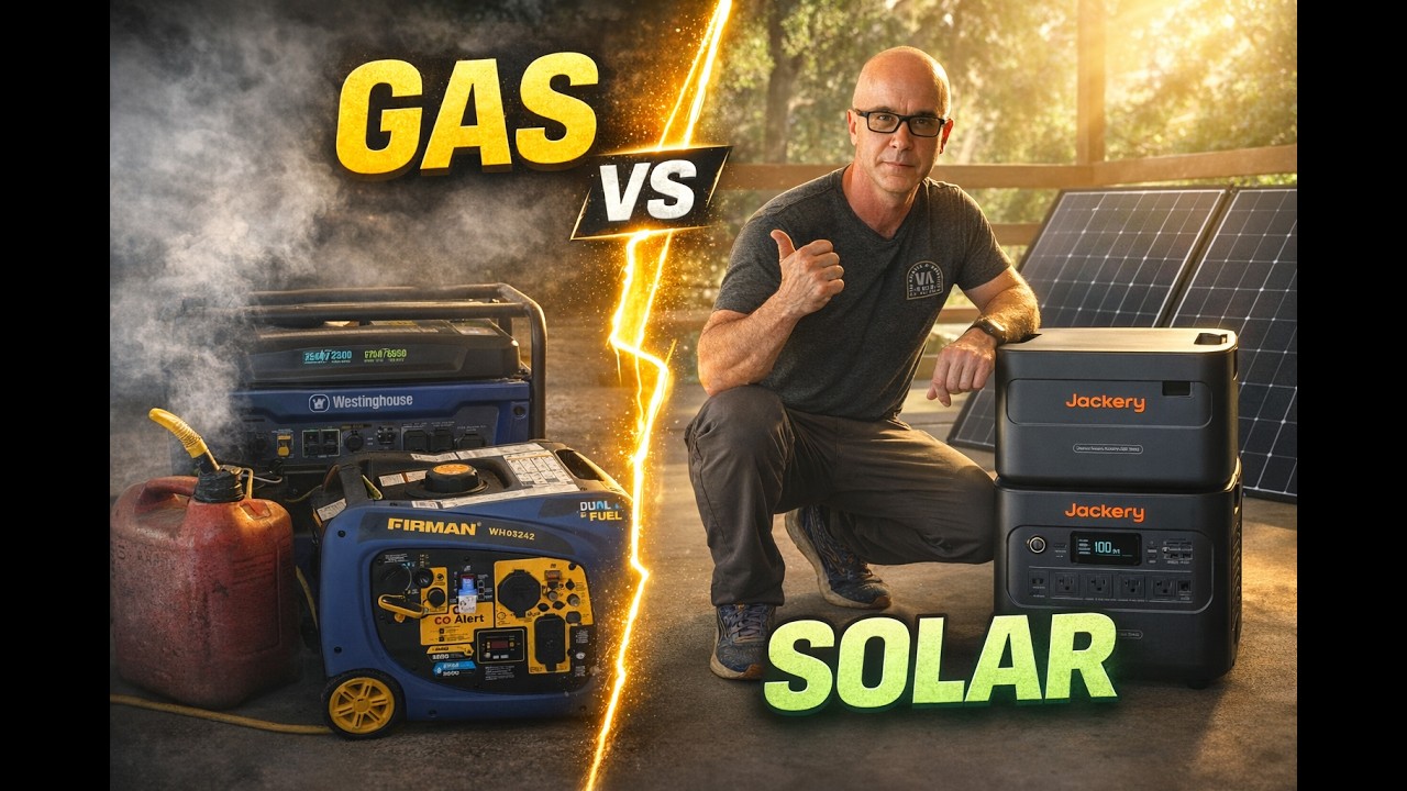 Solar Generators vs Gas Generators: What Actually Works in a Power Outage?