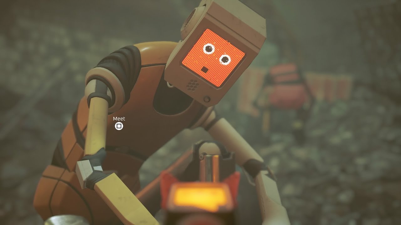 Stray - How some of the robots react to our 